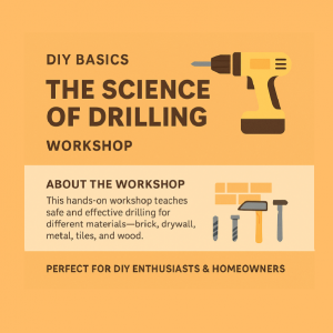 DIY Basics Workshop – The Science of Drilling